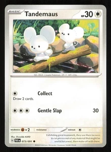 Tandemaus 073/091 Regular Near Mint Pokemon TCG S&V Paldean Fates PAF - Picture 1 of 1