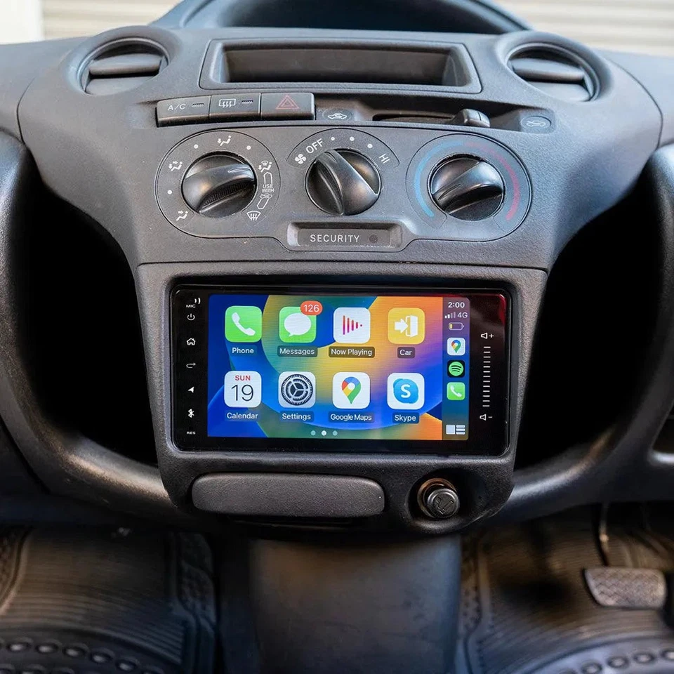 Head Unit For Toyota Echo CP10 Hatch Carplay Android Auto GPS Camera Radio 4+64G - image 1 of 4