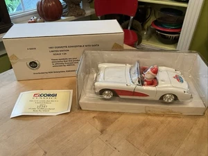 CORGI Classics 1:24 Ltd Edition 1957 Corvette Convertible W Santa NIB #93019 - Picture 1 of 3