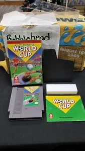 CIB NINTENDO WORLD CUP NINTENDO NES VIDEO GAME COMPLETE IN BOX W/ PROTECTOR CASE - Picture 1 of 10