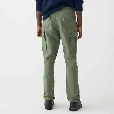 J. Crew Men's Relaxed Fit Cargo Pants in 100% Cotton Ripstop $138 NEW 34x30 - Image 1 of 4