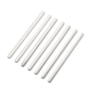 50pc Silver Aluminum Bendable Wire Flexible Twist Ties Bridge Wire Craft 85x5 mm - Picture 1 of 8