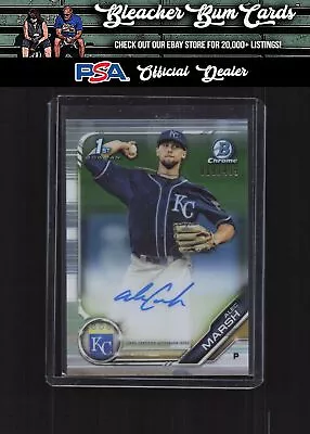 2019 Bowman Draft CDA-AMA Alec Marsh Chrome Draft Pick Refractor Auto #/499 - Image 1 of 2