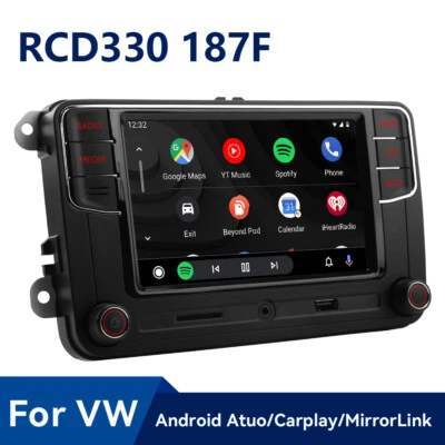NONAME RCD330 187F Autoradio Stereo Carplay Android Auto Für VW Golf CC Tiguan - Bild 1 von 4