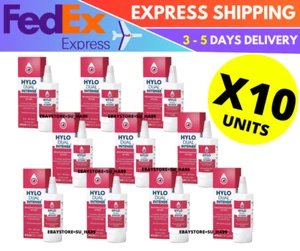 10 X HYLO DUAL INTENSE Lubricant Eye Drops with Ectoin Ursapharm - Picture 1 of 7