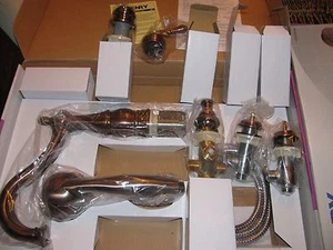 SENRY 5753-68PU Wide-Spread VICTORIAN TUB Faucet Bronze Copper NEW - Picture 1 of 7