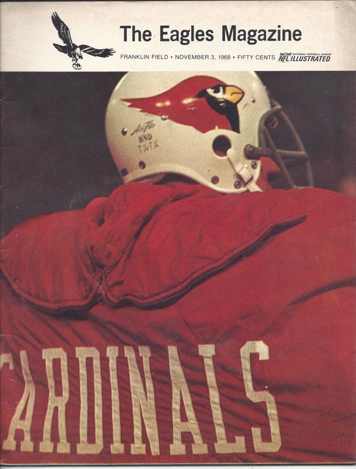 1968 11/3 football program St. Louis Cardinals Philadelphia Eagles VG - Image 1 of 1