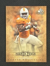 2012 SP Authentic Canvas Collection Tauren Poole #CC-83 Rookie RC