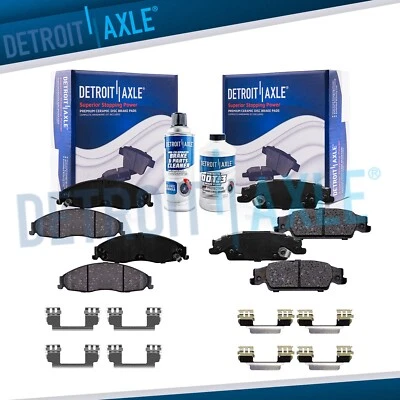 Kit de pastillas de freno delanteras y traseras de cerámica para Cadillac CTS STS Pontiac Grand Prix Foto 1 de 4