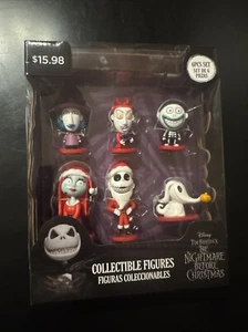 Nightmare Before Christmas Collectible Figures 6 Piece Set Holiday Figurines Ruz - Picture 1 of 2