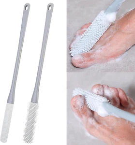 Fußbürste Zehenbürste Set,2 Stück Silikon Fußwaschbürste - FußBüRste für die Dus - Bild 1 von 7