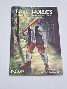 NOVA Lost Worlds Hill Troll con Club Book Game - Falta hoja de personaje - Imagen 1 de 4