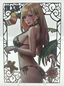 Goddess Story Gold METAL Card - Maiden Party - Serial Number #/200! Marin Bikini - Picture 1 of 2