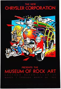 Rick Griffin ~ Museum of Rock Art ~ Daytona Beach ~ 1982 ~ Original Poster - Bild 1 von 6