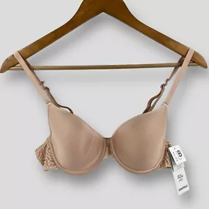 CHANTELLE Jolie Memory Foam T-shirt Bra Nude SIZE UK-34B BRAND NEW rrp £65 - Picture 1 of 13