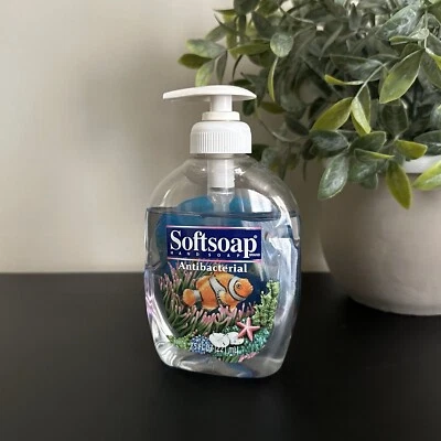 Frutiger Aero Softsoap CLOWN FISH Hand Soap Dispenser Bottle 3D Panel Clownfish - Image 1 of 4