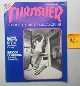 THRASHER SKATEBOARD MAGAZINE December 1981 Steve Rocco 1982 Calendar 12/81 dec - Picture 1 of 14