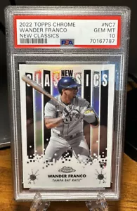 2022 Topps Chrome Wander Franco New Classics RC Insert Rookie #NC-7 Rays PSA 10! - Picture 1 of 4