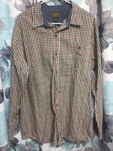 C.E. SCHMIDT WORKWEAR L/S Red Green Blue Plaid Work Shirt XLT Extra Large Tall - Picture 1 of 7