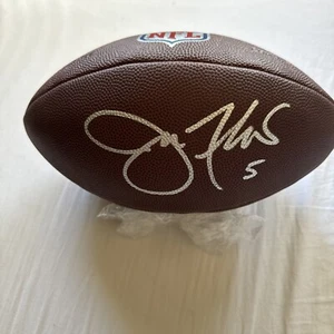 JOE FLACCO SIGNED AUTOGRAPHED FOOTBALL DUKE RAVENS Baltimore COLTS PSA CERTED - Picture 1 of 5