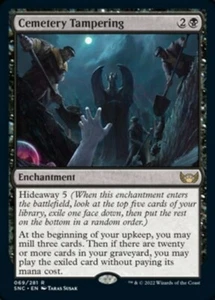 MTG - CEMETERY TAMPERING - Streets of New Capenna (R) - Picture 1 of 1