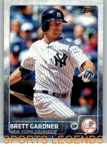 2015 Topps MLB #21 Brett Gardner - Picture 1 of 2