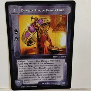MECCG "LIDLESS EYE"--- DWARVEN RING OF BARIN'S TRIBE --- NM / MINT - Imagen 1 de 1