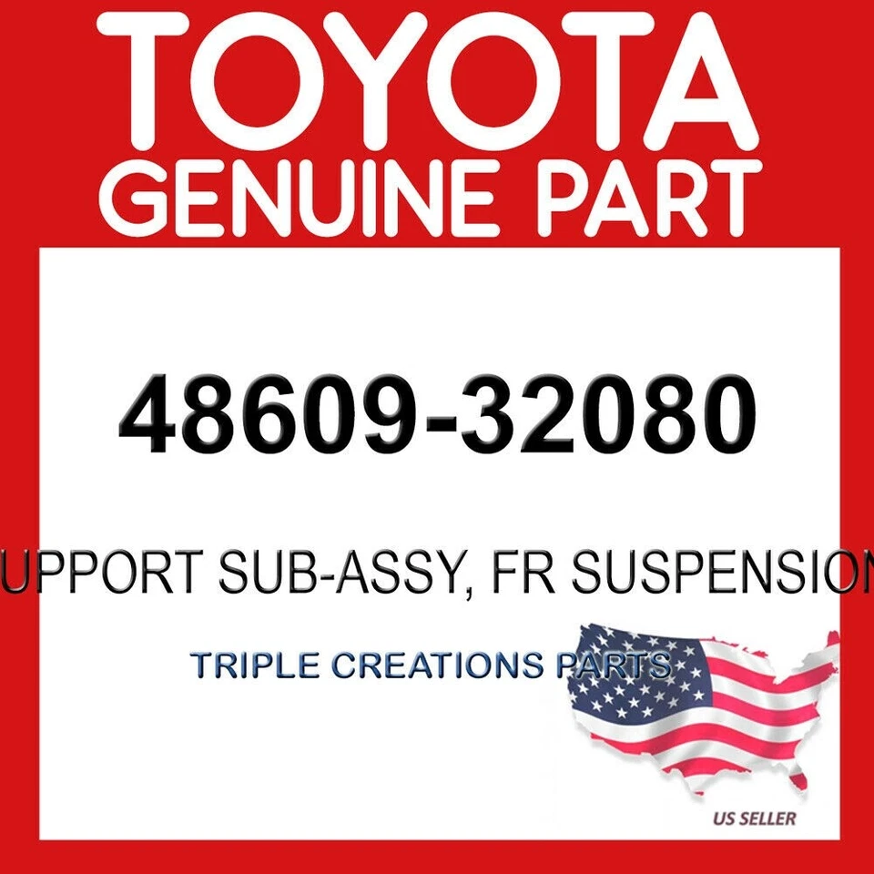 Toyota Genuine 4860932080 Support Sub-Assy Front Suspension 48609-32080 OEM - Изображение 1 из 1