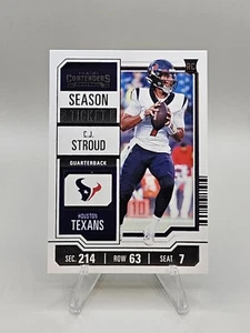 2023 Panini Contenders - Season Ticket #40 C.J. Stroud (RC) 💥 Texans - Picture 1 of 2