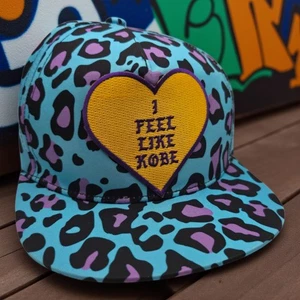 🧢 Kobe Bryant “I Feel Like Kobe” Snapback – NEW - LA Lakers - Aqua Leopard Hat - Picture 1 of 2