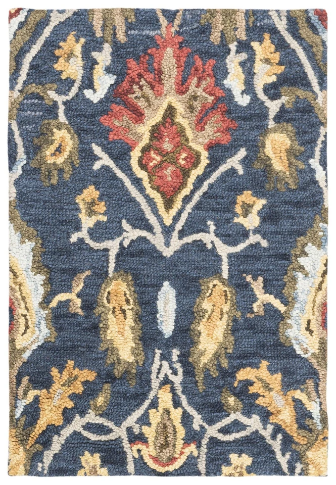 Safavieh BLM402A-2 Blossom 2' ' Wool Hand Tufted Traditional Area Rug