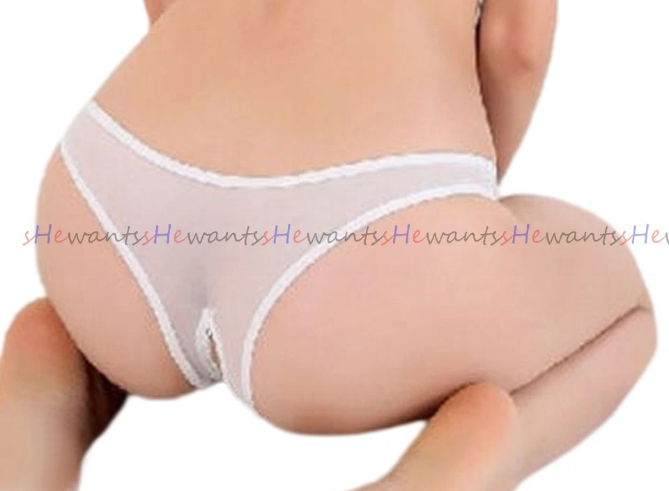 Tanga offen XS-M ouvert String Perlen Slip sexy Porno geiler Stringtanga Hipster - Bild 1 von 4