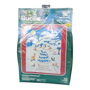 Vintage Bucilla Schmuck Wandbehang Set 49001 Weihnachten Verzauberung - Bild 1 von 2