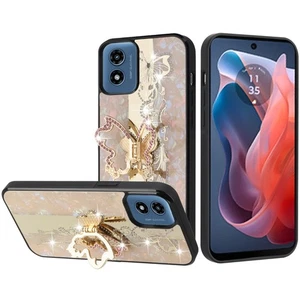 Funda para Moto G Play 2024 Dijes Diamante Brillo Brillante Cubierta + Vidrio Templado - Imagen 1 de 3