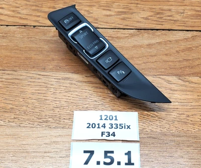 ✅12-18 OEM BMW F30 F32 F34 F36 Sport Eco Drive Mode Switch PDC DSC Cámara Botón Foto 1 de 4