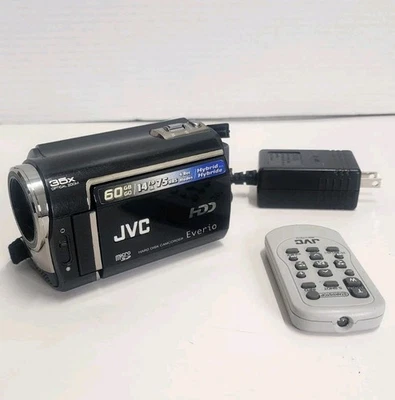 JVC GZ-MG330AU 30 GB Camcorder w/ Charger, Battery, Remote  Black - Image 1 of 4