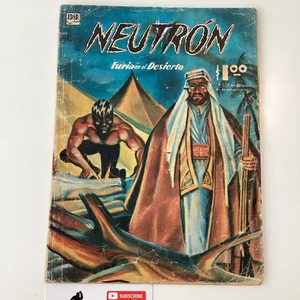 1962 Spanish Comics Neutron #13 Lucha Libre Foto Cómic Edar México Lucha Libre - Imagen 1 de 9