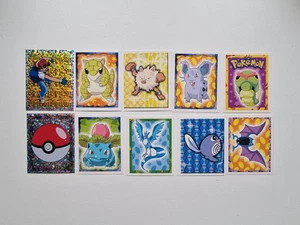 Pokemon Merlin Nintendo Stickers 1999 Bundle - Picture 1 of 1