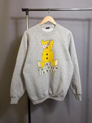 Vintage 1986 BBC Children in Need Sweatshirt Screen Stars Sz Large - image 1 of 4
