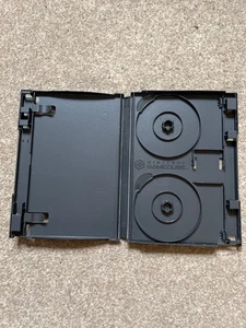 **Official** Nintendo Gamecube Replacement Empty Black Case Box USA 2x Disc RARE - Picture 1 of 6