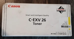 Original Tonerkartusche Canon C-EXV 26 Gelb iR C1021/C1028 - Bild 1 von 2