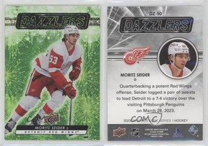 2023-24 Upper Deck Series 1 Dazzlers Green Moritz Seider #DZ-50