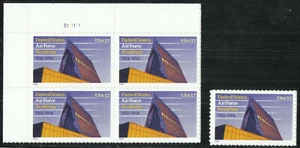Scott 3838 U.S. Air Force Academy Issue of 2004 - MNH Plate Block & Single - Picture 1 of 1