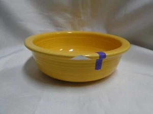 Homer Laughlin Fiesta (Old): Yellow Fruit Bowl, 4 3/4" x 1.5" Tall, As Is - Picture 1 of 15