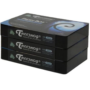 Premium Black Squash Gel Air Freshener Pack of 3 Lasts 60 Days for Vehicles - Picture 1 of 4