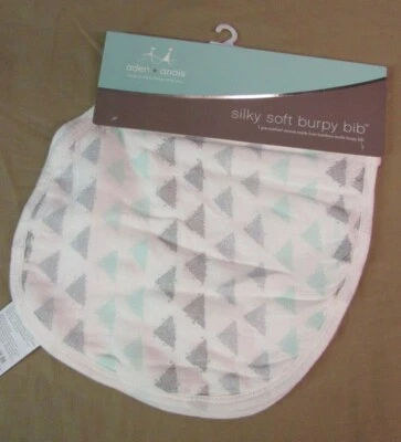 Nuevo babero con erupción de bambú Aden + Anais - tragaluz metálico abedul 9418 Foto 1 de 2