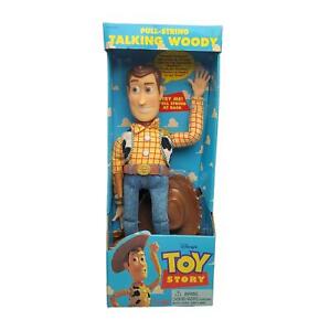 1995 Vintage Toy Story Talking WOODY 16" Pull-String Doll ThnikWay w/ Box MIB