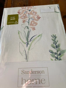 Set copripiumino singolo Sanderson FOXGLOVE nuovo - Foto 1 di 4