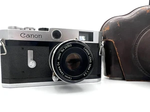 Canon P 35mm Rangefinder Film Camera 50mm f/2.8 Lens From Japan - 1 Day Handling - Picture 1 of 22