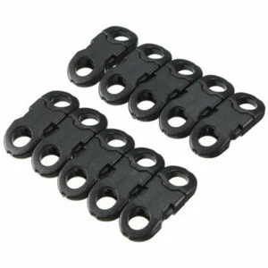 50/100PCS Buckles Black For Paracord Bracelets Plastic Safety Clasp Side Release - Picture 1 of 7